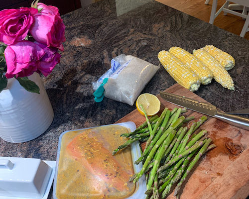 Lyss’ Spicy Sheet Pan Salmon